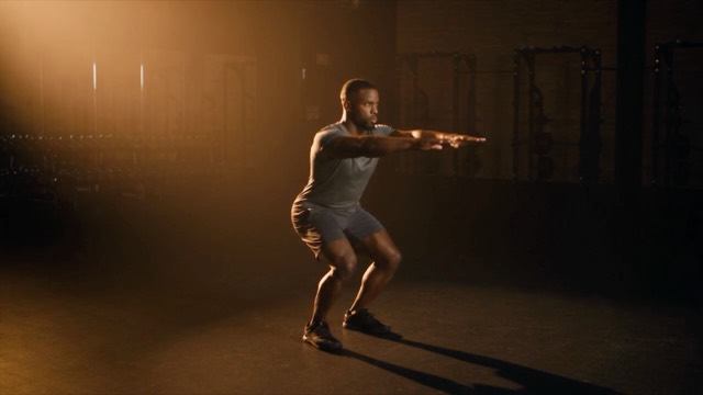 Bodyweight Squat — a filmed demonstration from the Basis movement library.